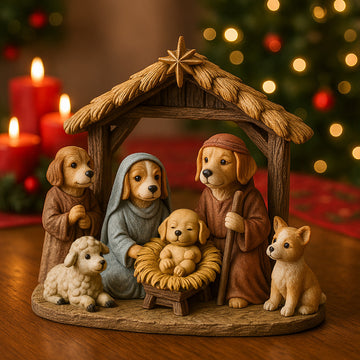 The Pawfect Nativity Christmas Figurine