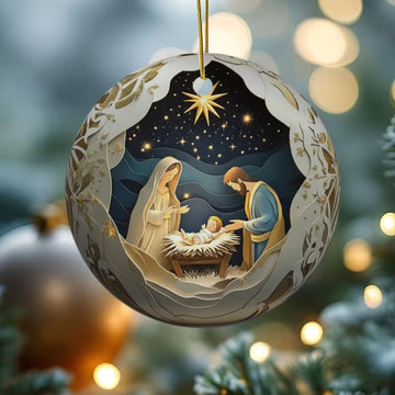 Nativity Christmas Ornament