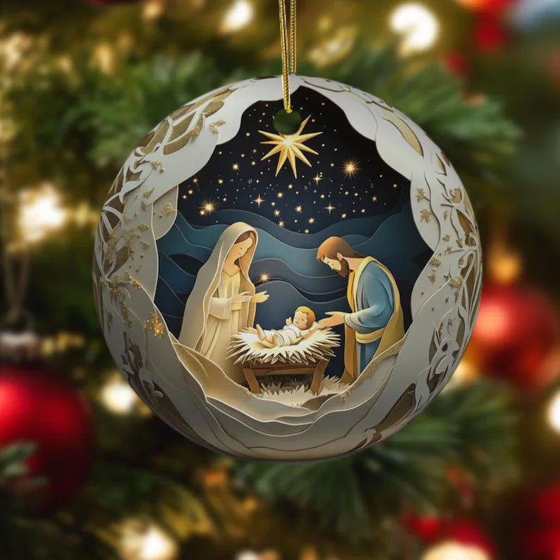 Nativity Christmas Ornament