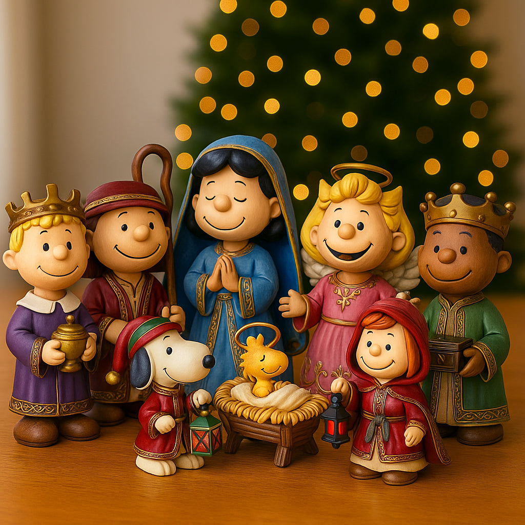 Peanuts Nativity Scene – The Christmas Story Collection