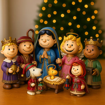 Peanuts Nativity Scene – The Christmas Story Collection