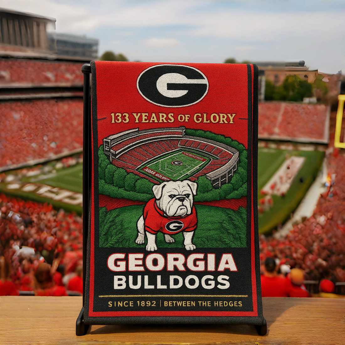 Georgia Bulldogs 133rd Anniversary Commemorative Towel