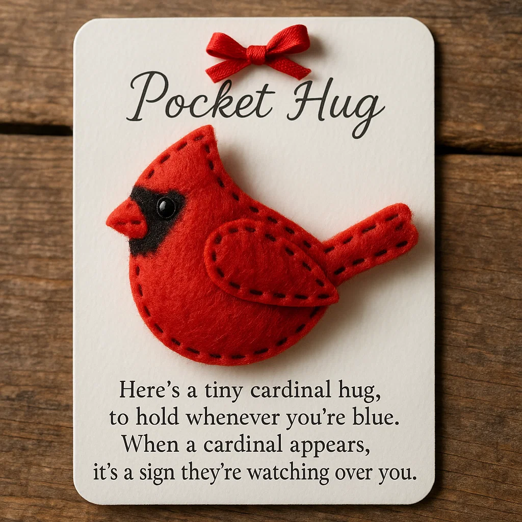 Cardinal Pocket Hug