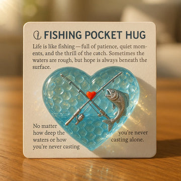 Fishing Lover Pocket Hug with Gift Card