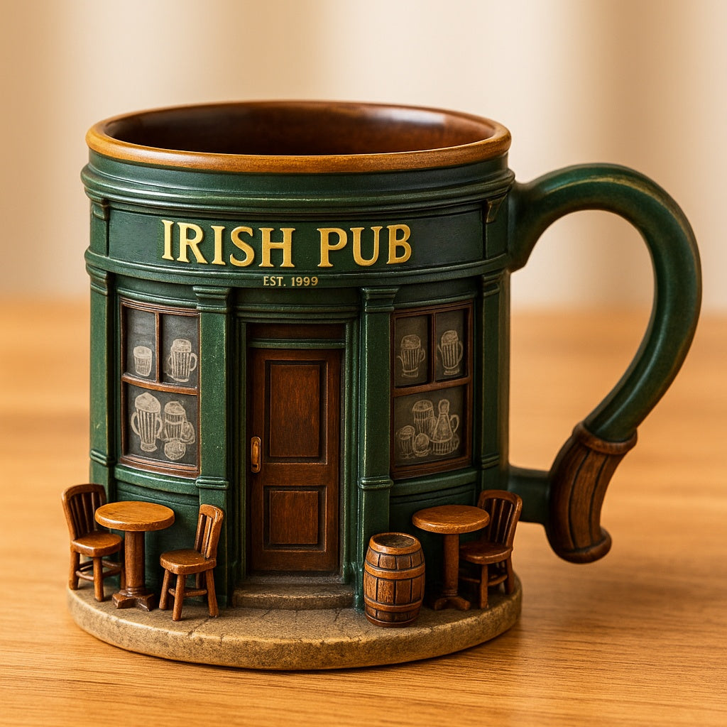 Irish Pub 3D Mug