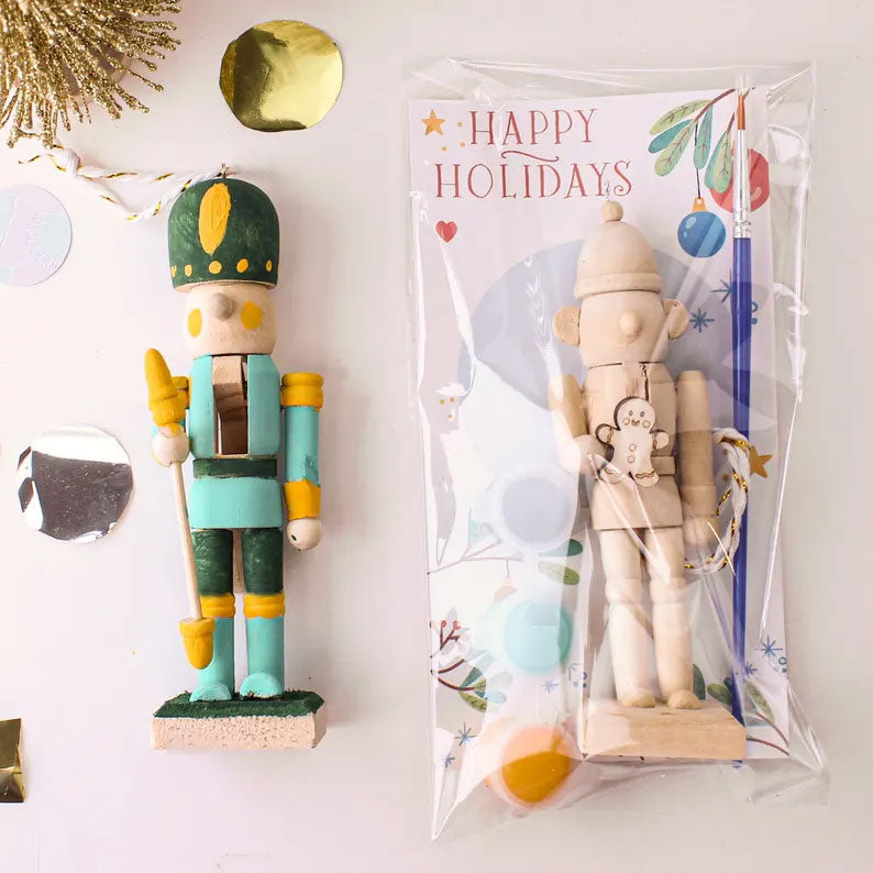 DIY Wooden Nutcracker Painting Kit