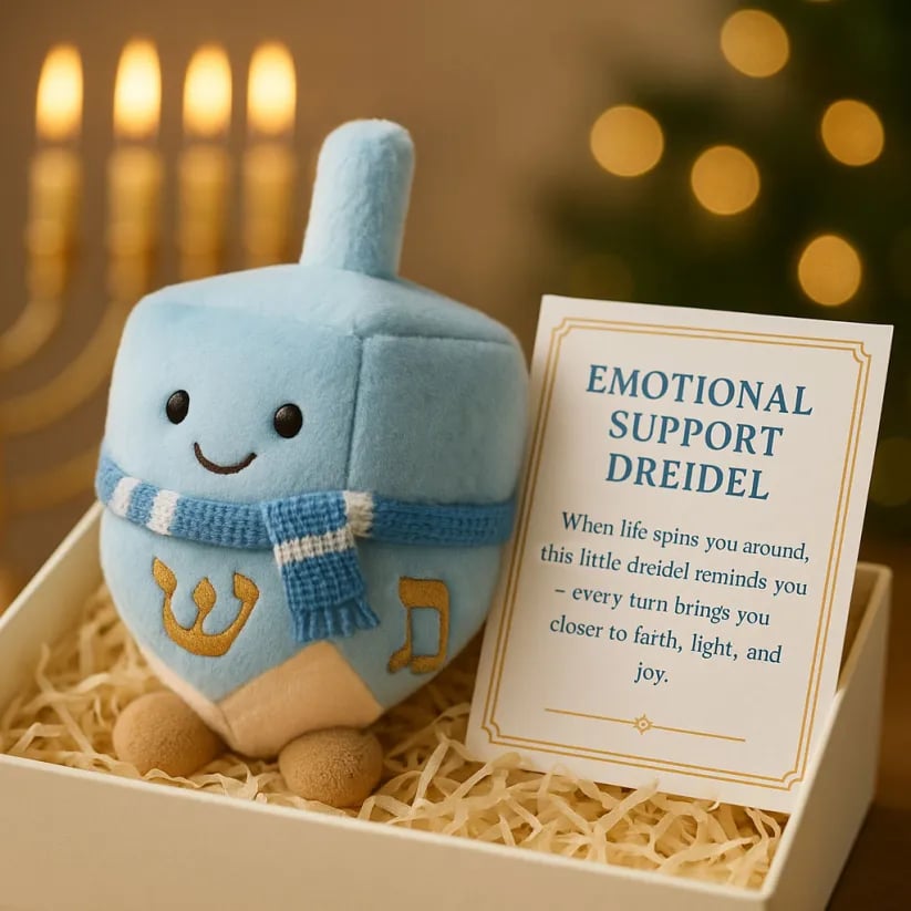 Hanukkah Emotional Support Plush