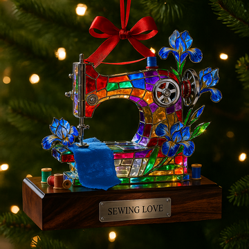 Sewing Machine Christmas Ornament