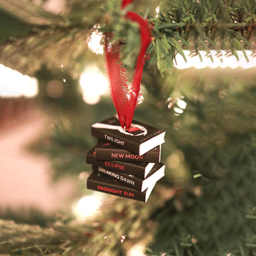 Twilight Mini Book Stack Ornament