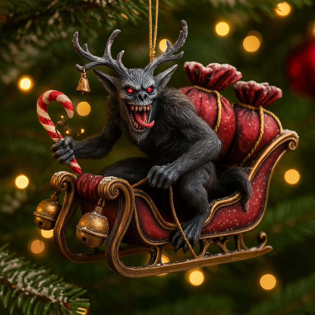 Krampus Christmas Chaos Ornament