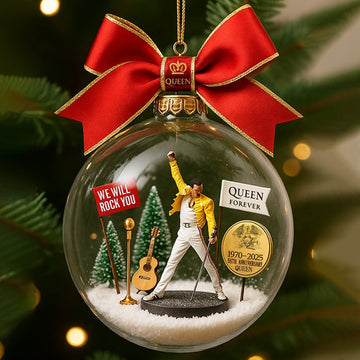 Queen's 55th Anniversary Snow Globe Ornament