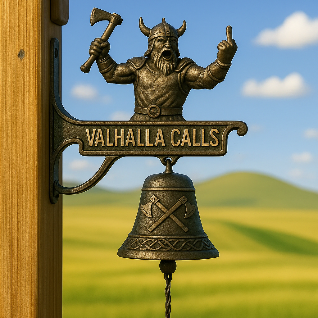 The "Valhalla Calls" Viking Doorbell