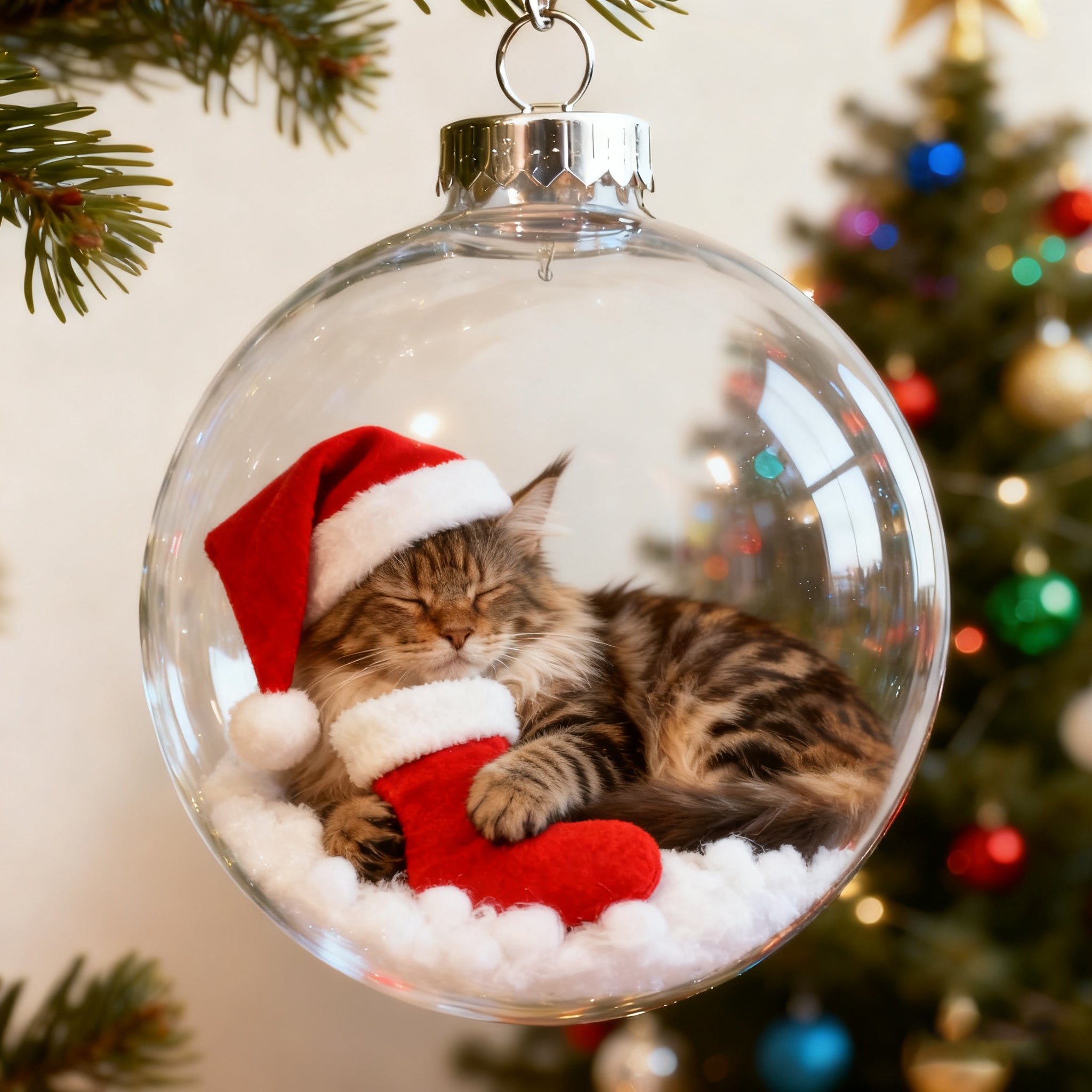 Paws of Love – Christmas Cat Ornament Collection
