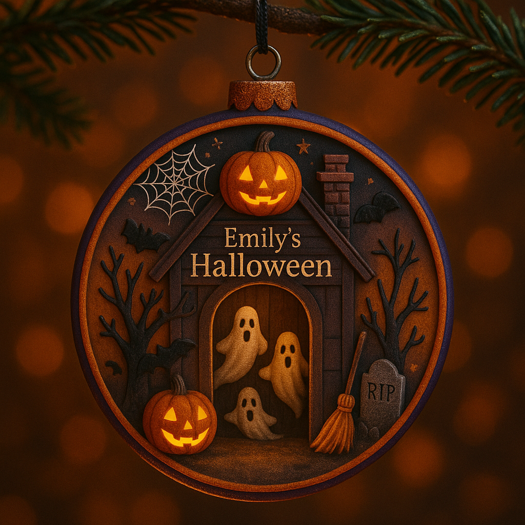 Bookshelf Halloween Decoration