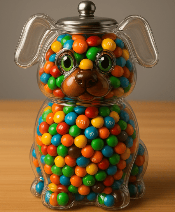 Dog Candy Jar