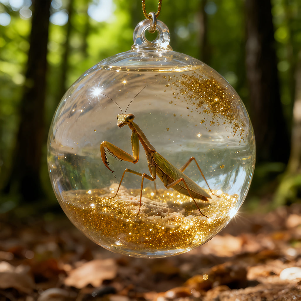 Insect Crystal Glass Decoration Set