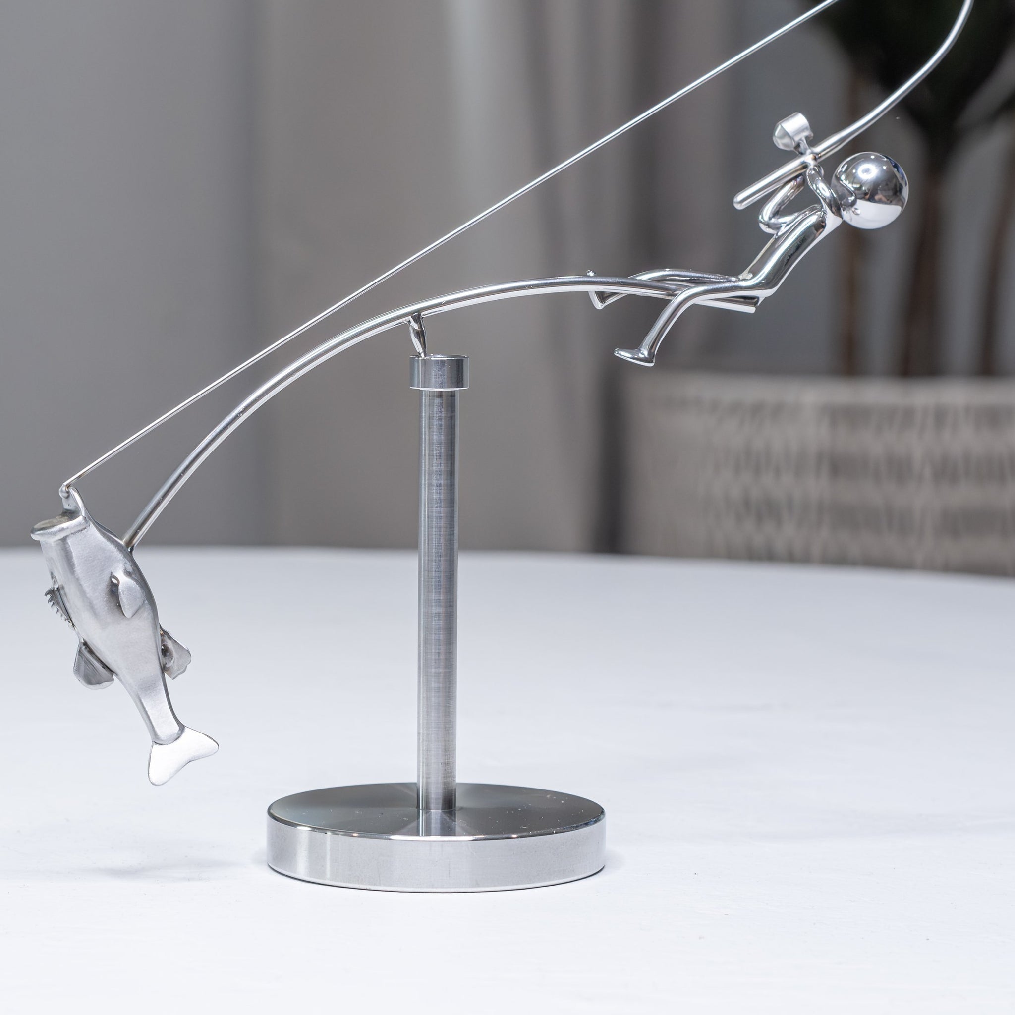 The Fisherman Balancing Sculpture
