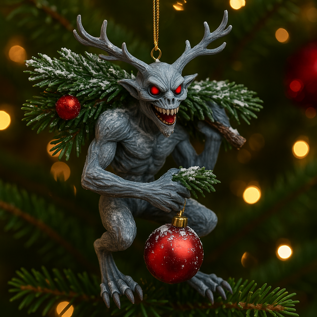 Krampus Christmas Chaos Ornament