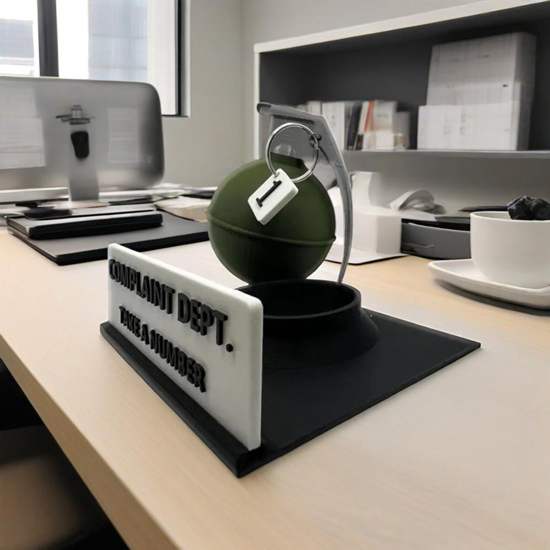 Complaint Department Desk Sign – 3D Printed Gag Gift