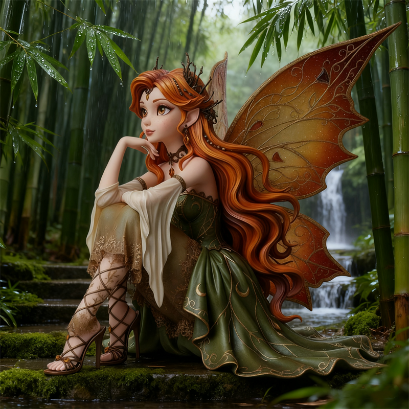 Enchanted Fairy Christmas Figurine