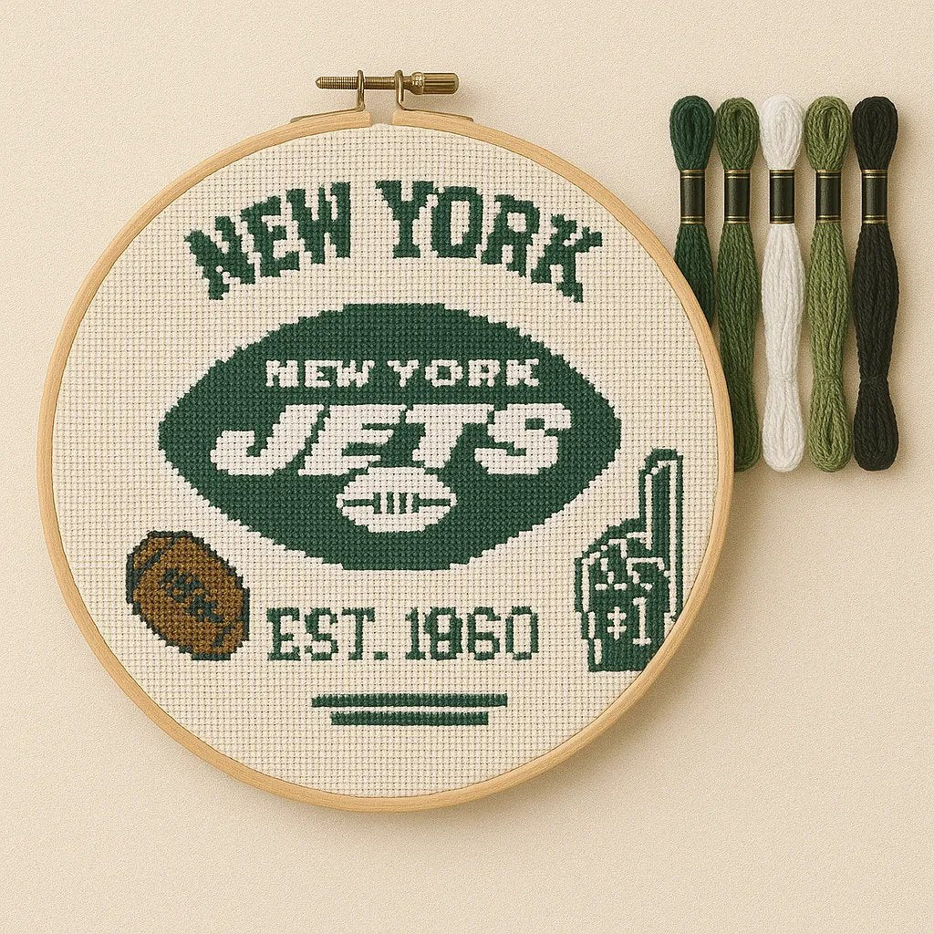 Football Team Cross Stitch Kit – DIY Fan Edition