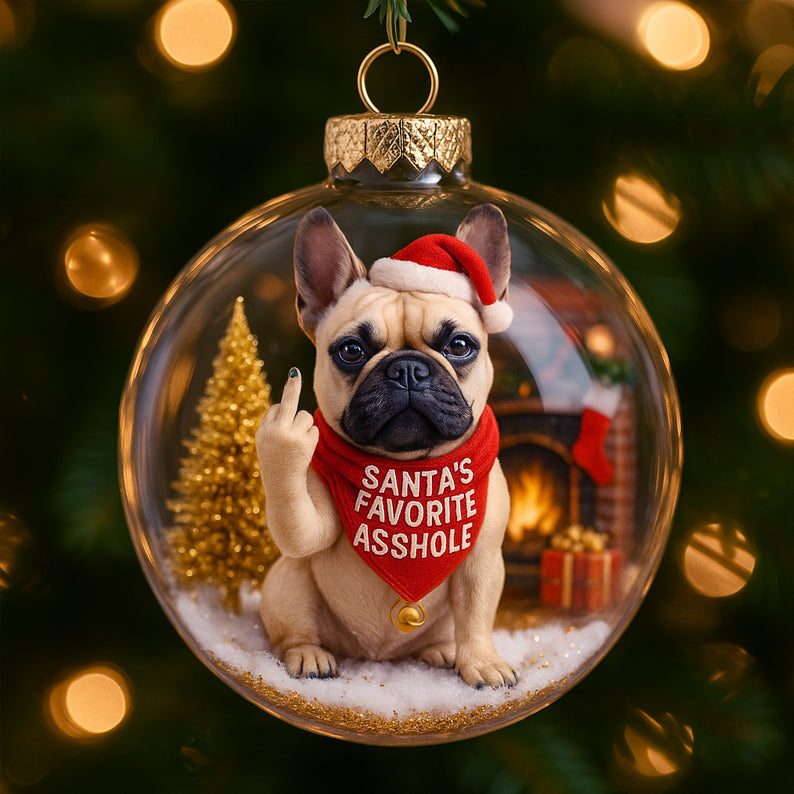 Funny Dog Christmas Ornaments – Naughty Paws, Holiday Laughs