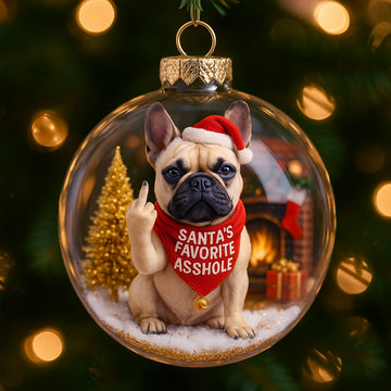 Funny Dog Christmas Ornaments – Naughty Paws, Holiday Laughs