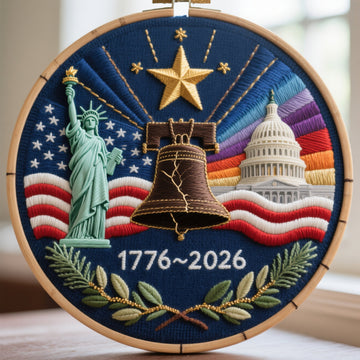 U.S 250th Anniversary Collector's Edition DIY Beginner Embroidery Kit