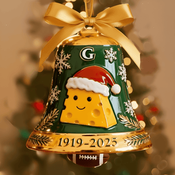 Green Bay Packers 106th Anniversary Christmas Bell Ornament