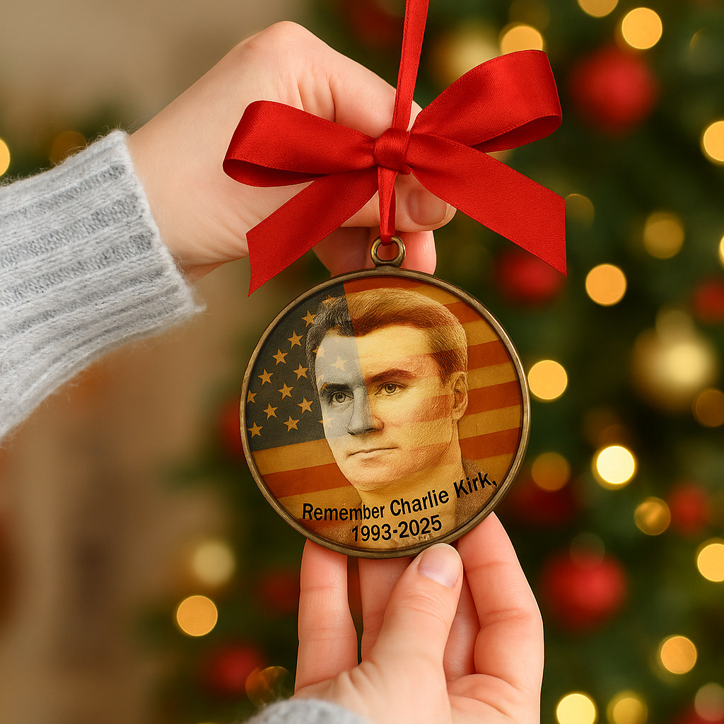 Charlie Kirk Memorial Ornament