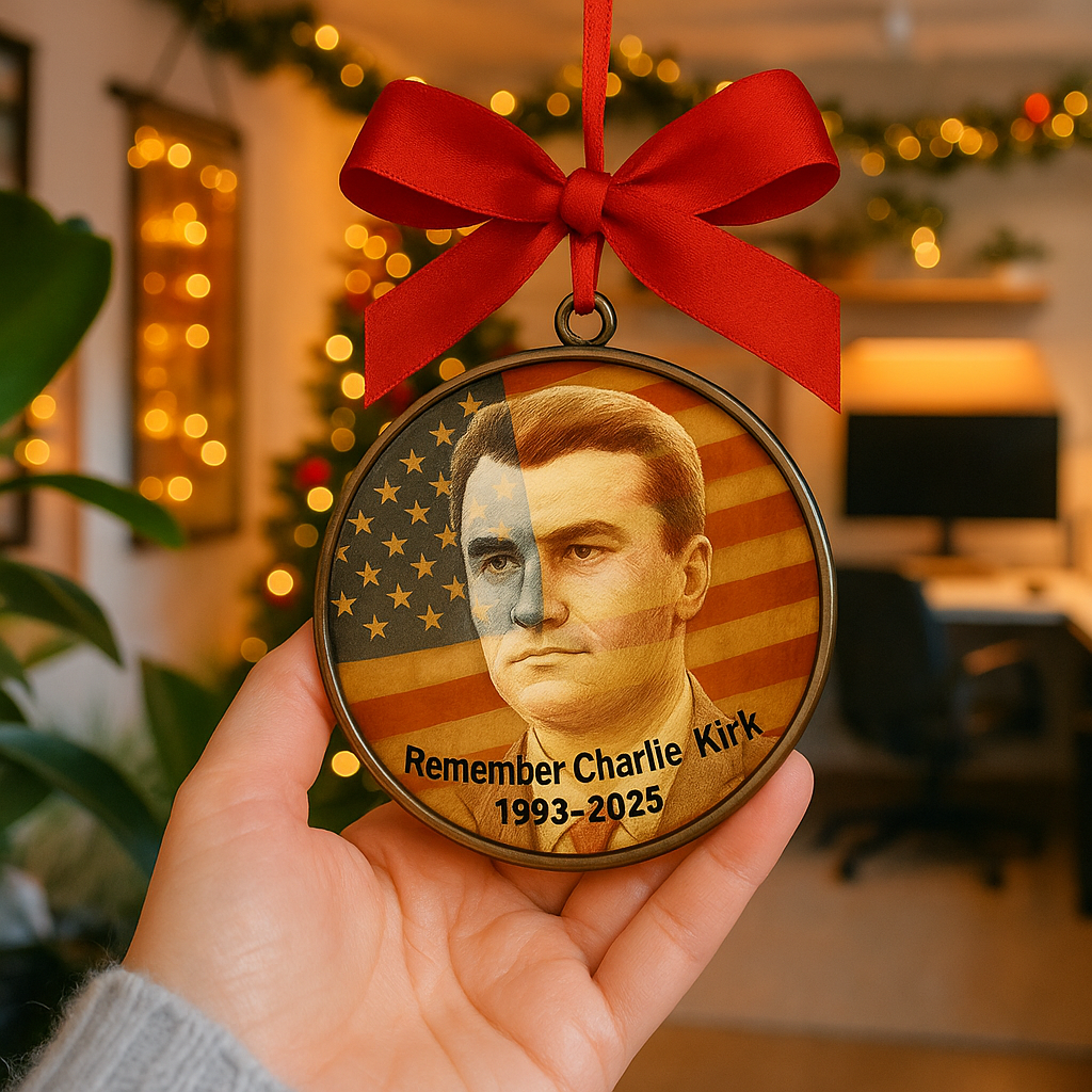 Charlie Kirk Memorial Ornament