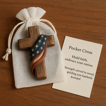 Faith and Fortitude Pocket Cross