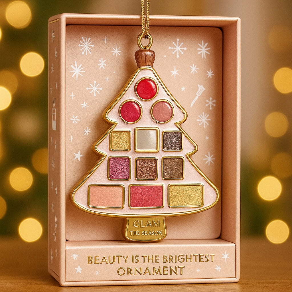 Christmas Tree Makeup Palette Ornament