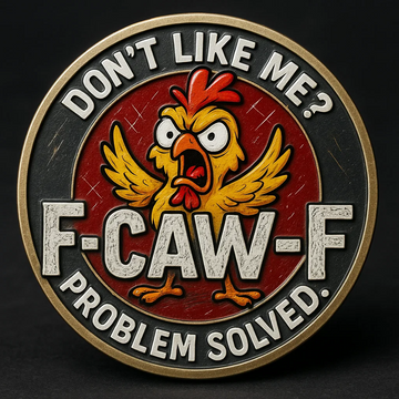 “No Clucks Given” Coin
