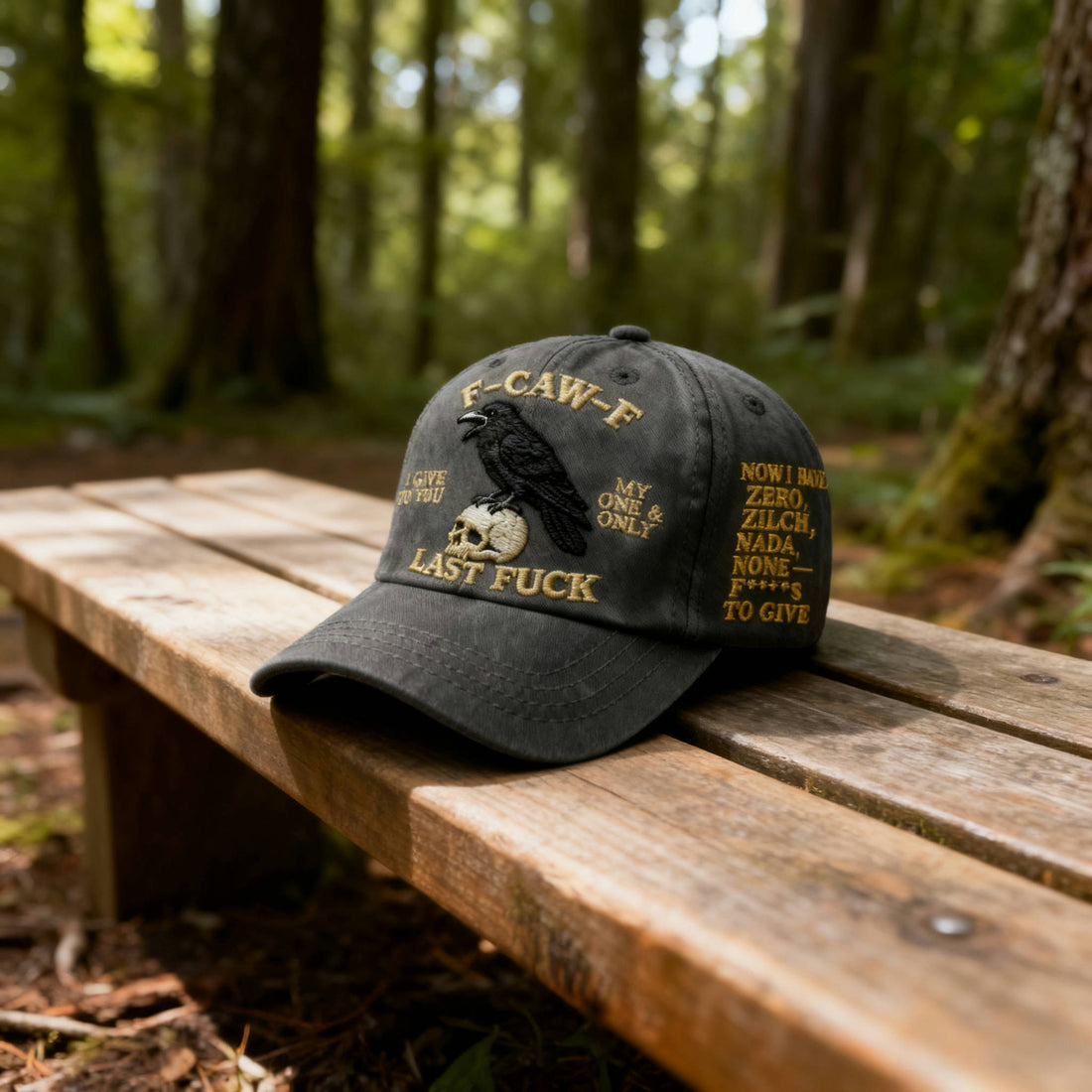 The F-CAW-F Cap — For Those Who Laugh at Life and Give Zero F*cks