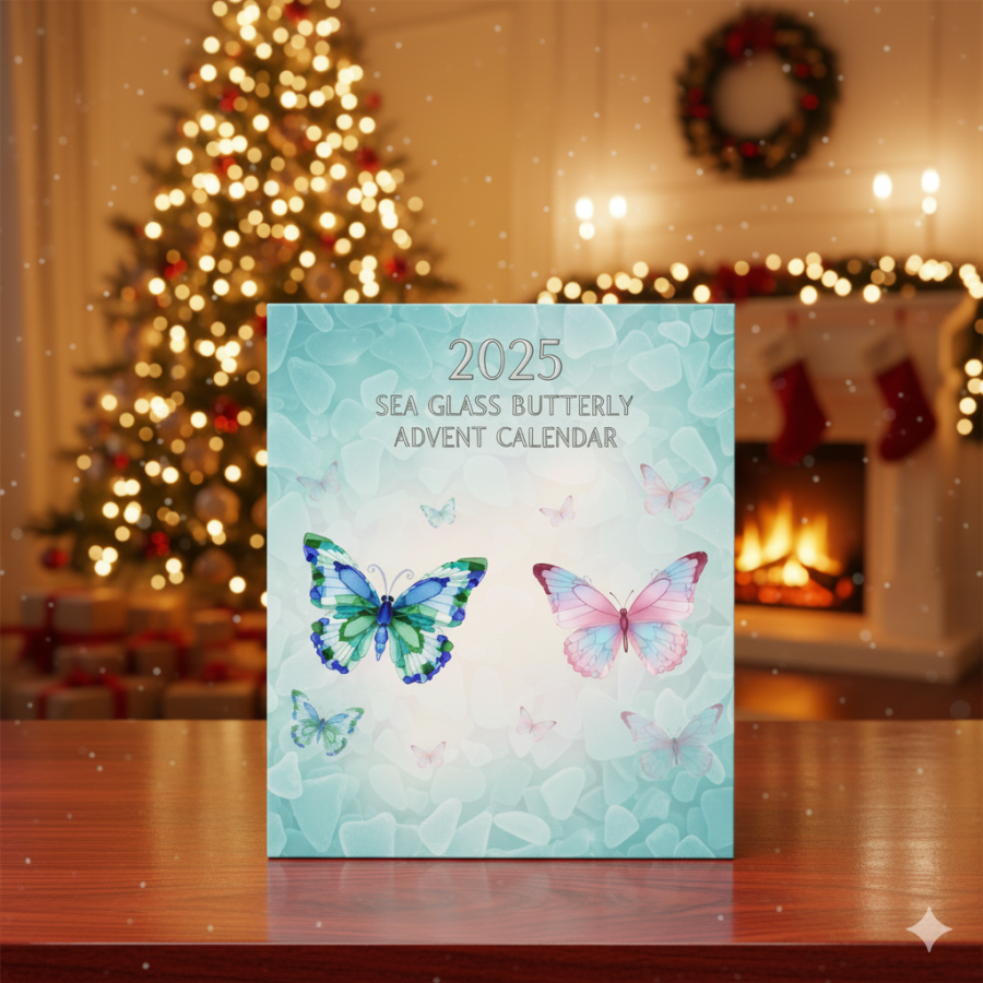 2025 Sea Glass Butterfly Advent Calendar