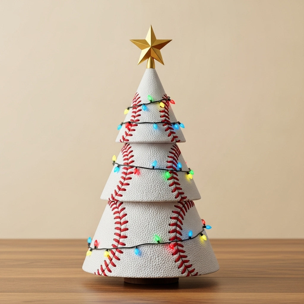 Sporty Christmas Tree – Celebrate the Holidays Like a True Fan