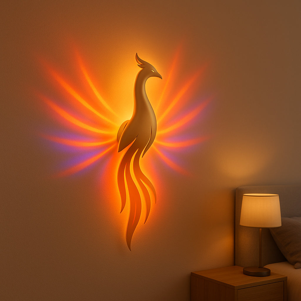 Phoenix Rising LED Wall Light
