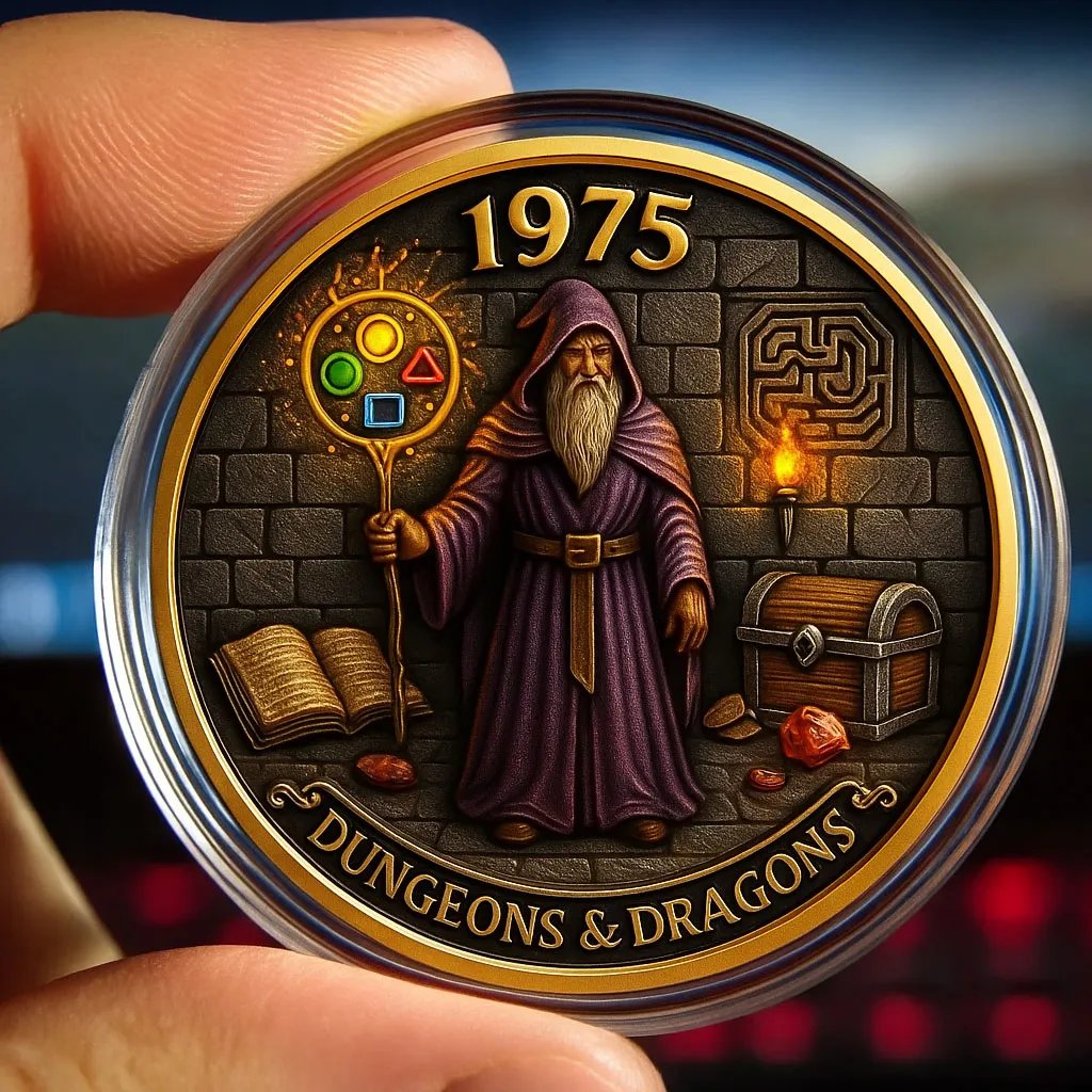 Dungeons & Dragons 50th Anniversary Commemorative Coin