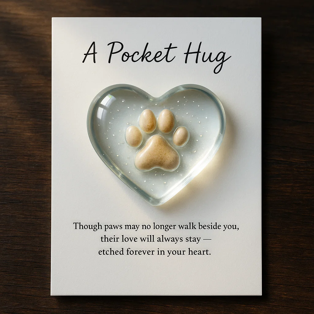 A Pocket Hug – Pet Memorial Paw Edition