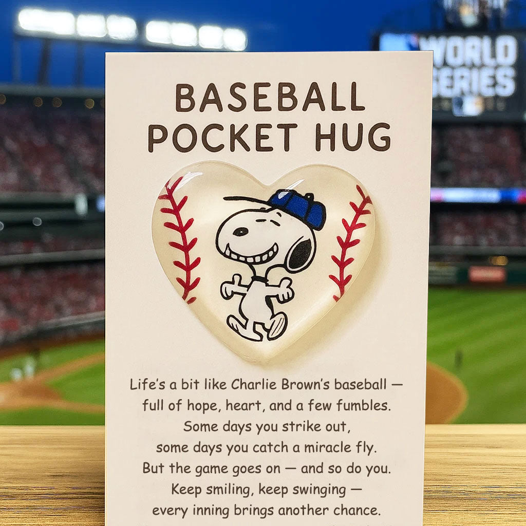 BASEBALL POCKET HUG — A Little Hope You Can Hold