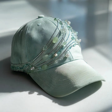 Sea Glass Embroidered Cap