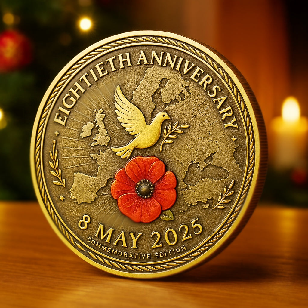 VE DAY · 80th Anniversary Commemorative Coin
