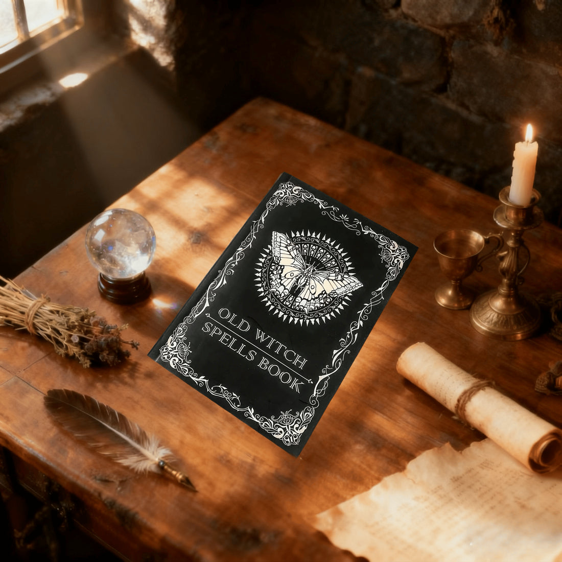 Hardcover & Durability Line-The Book Of Ancient Witch craft harnessing magic, intuition, and spiritual power