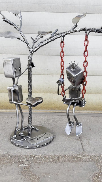 Robotic Love Confession Ornament