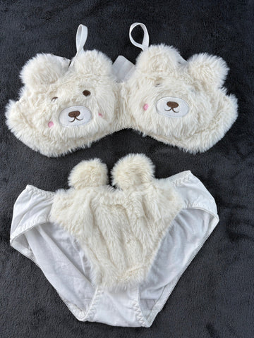 Adorable Animal Plush 2-Piece Lingerie Set