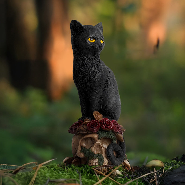Mysterious Dark Skeleton Cat