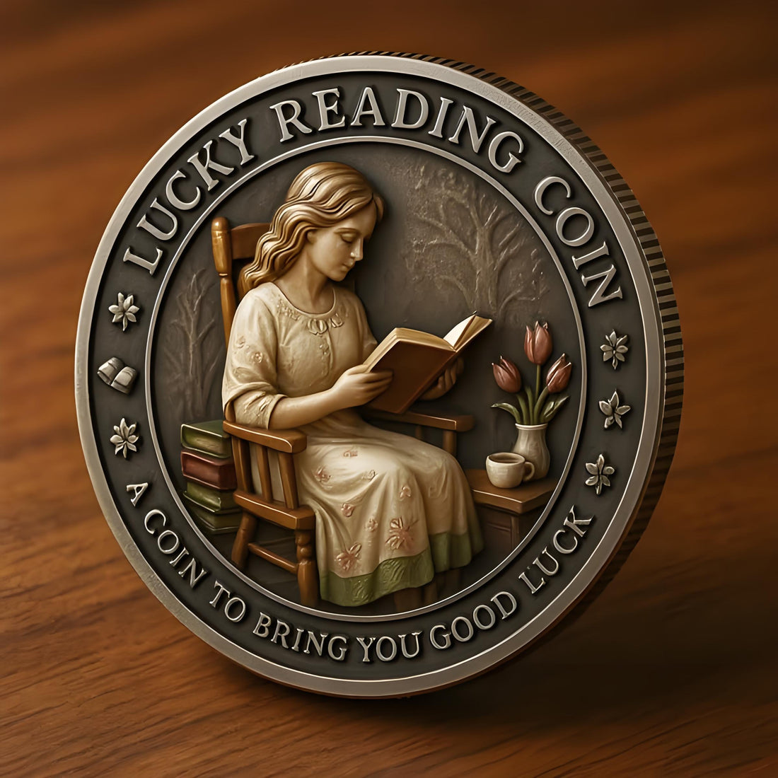The Grumpy Bookworm Coin
