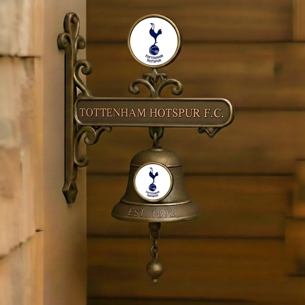 Football | Football Club Vintage Wall-Mounted Metal Doorbell