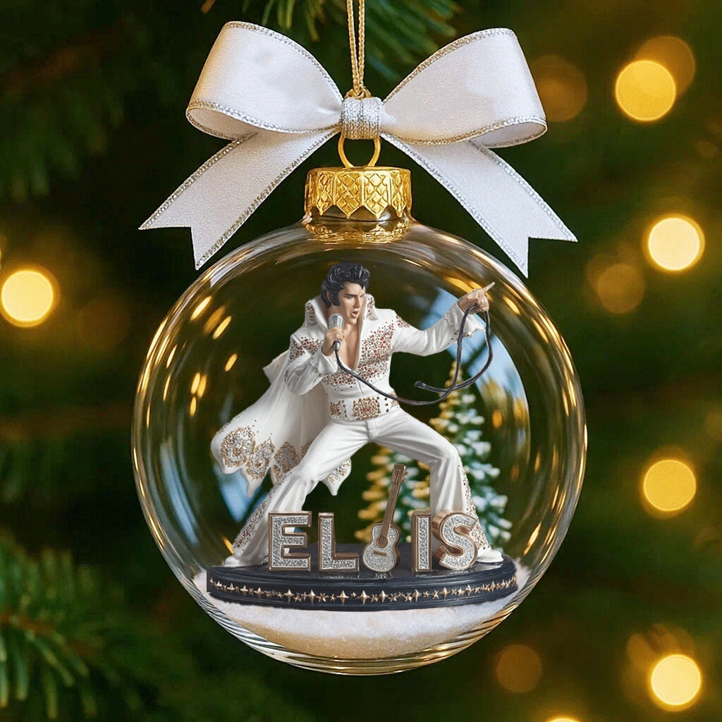 The King of Rock ’n’ Roll Christmas Ornament